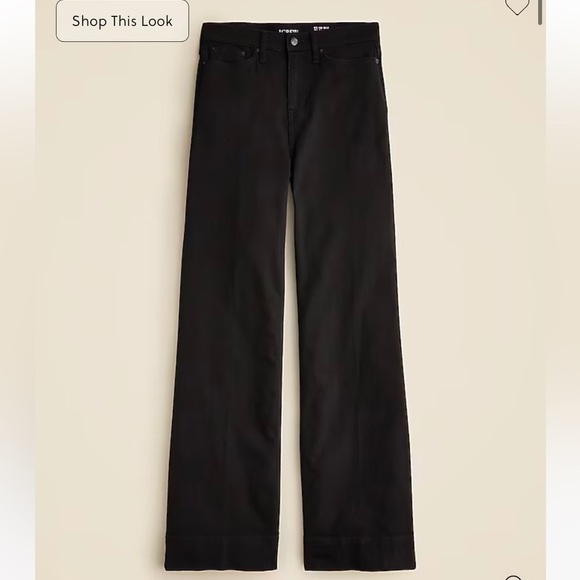 NWT! J.Crew Tall denim trouser in 1996 semi-stretch. 28Tall. $158 - Picture 1 of 4